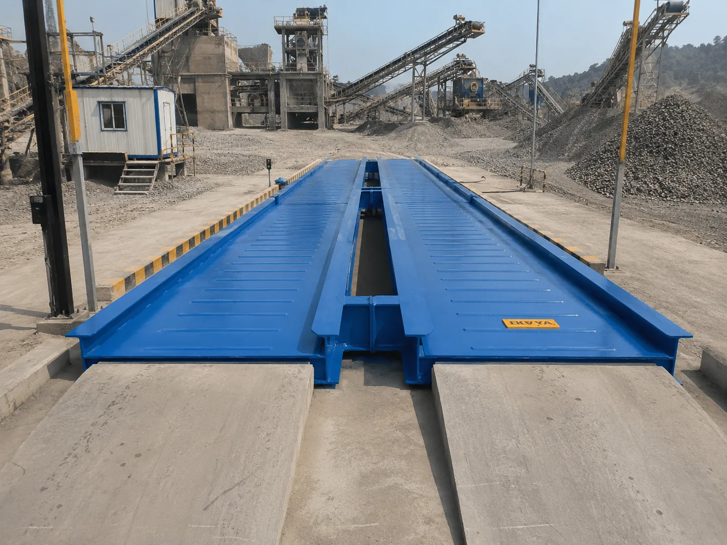 Divya Scale mobile weighbridge installation