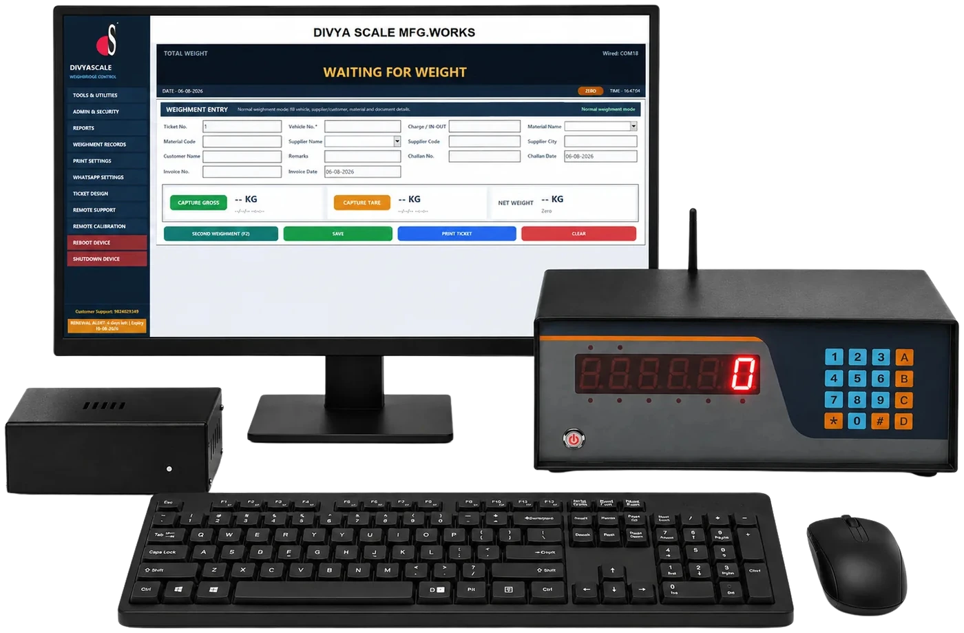 Complete Weighbridge Kit by Divya Scale