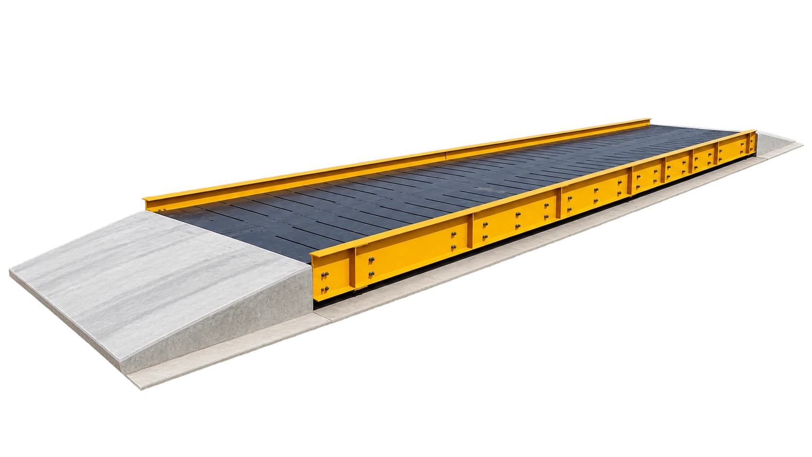 Divya Scale pitless weighbridge platform with approach ramps