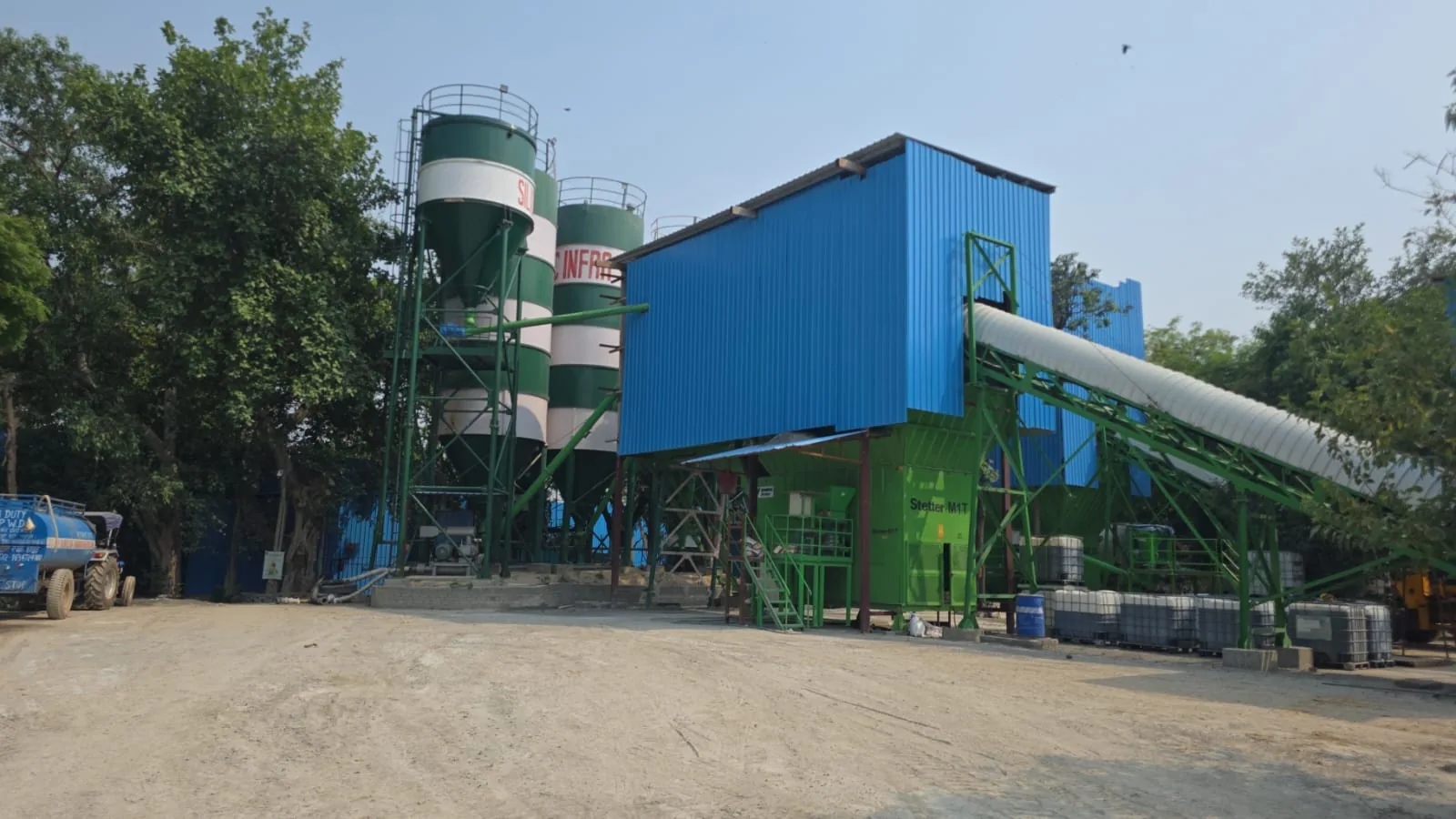 Tank and batching plant weighing system